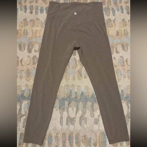 Athleta Elation Brown High-Waisted Leggings
